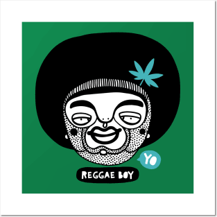 REGGAE BOY Posters and Art